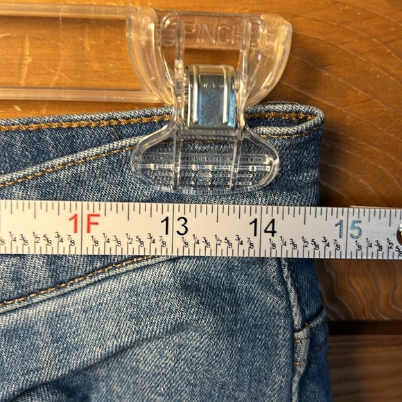 We The Free Free People Denim Skinny Jeans Size‎ 30 Frayed Hem Charcoal Black - Picture 3 of 11